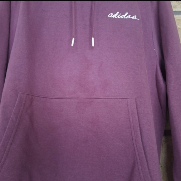 Adidas Women's Purple Hoodie Small - Picture 2 of 5